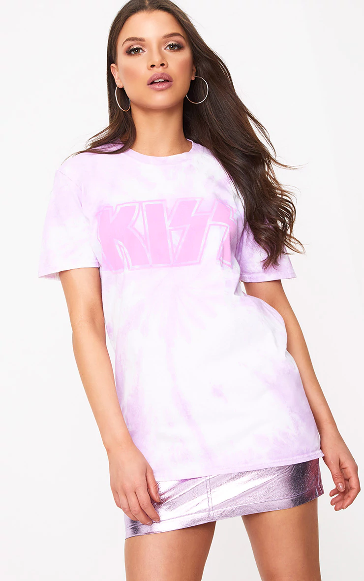 pink kiss band tshirt