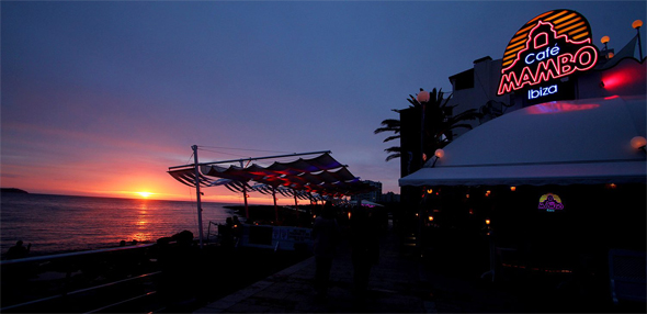 cafe mambo sunset Ibiza 