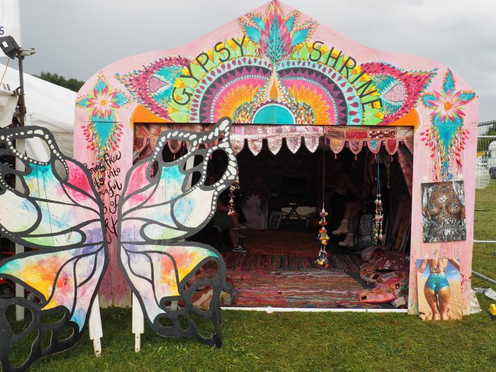 gypsy shrine tent v festival