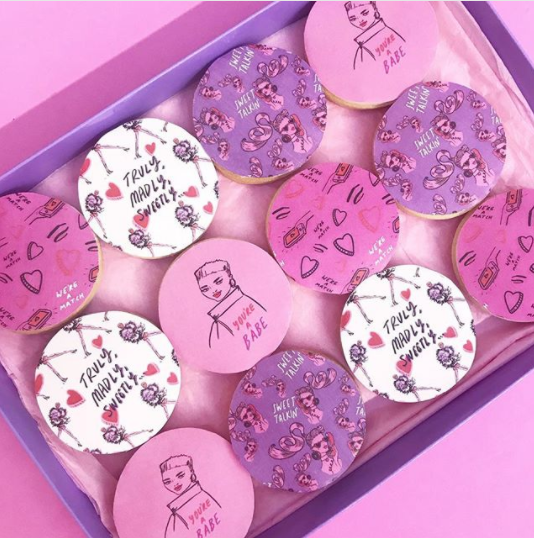 sugar tits valentine's day cookies 