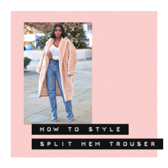 How to Wear Split Hem Pants 