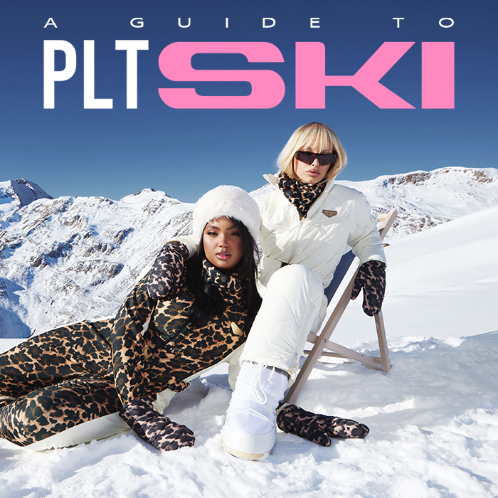 Plt Ski White Panelled Fit And Flare Pants
