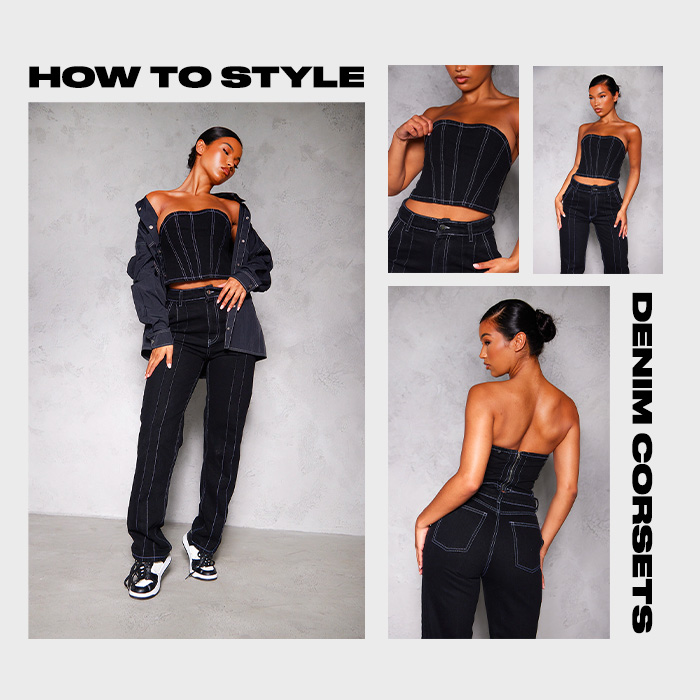 How to style a designer corset top for date night