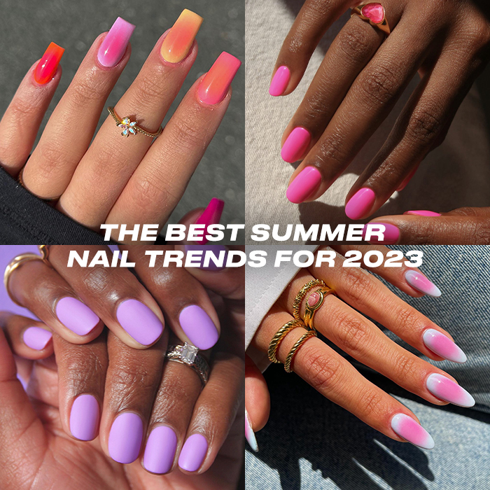 32 Hottest & Cute Summer Nail Designs : Bright summer colours