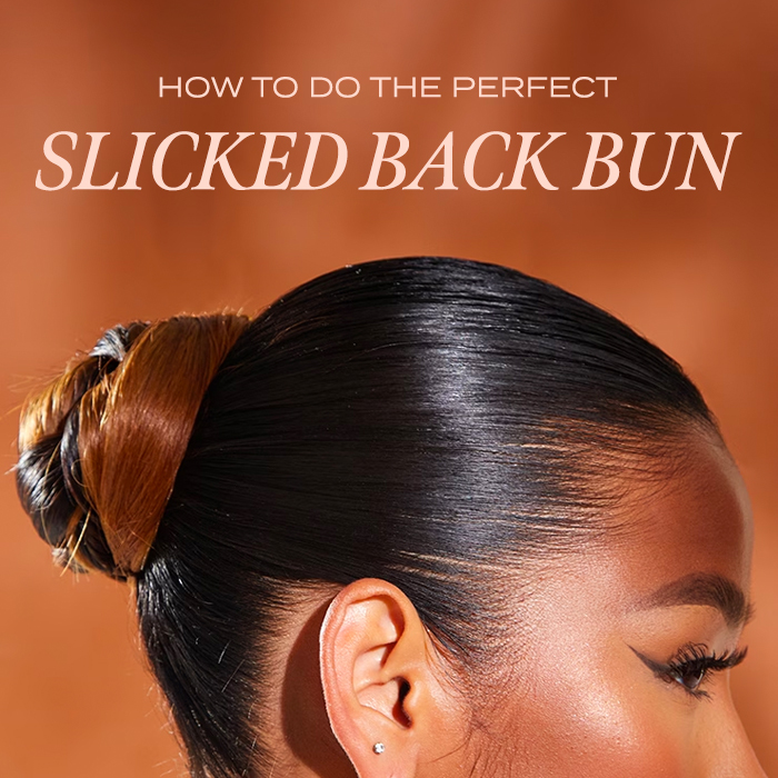 How To Use Olaplex 3 For A Glossy Slicked Back Bun